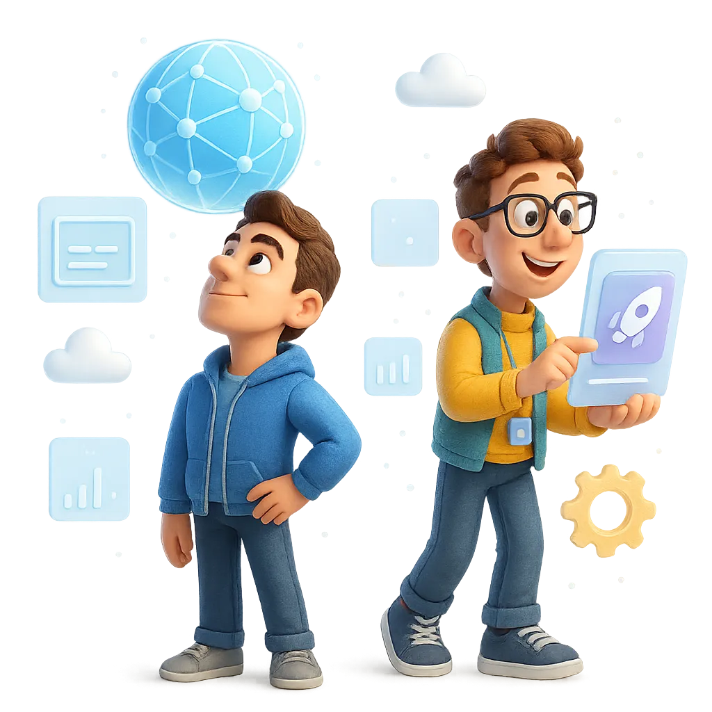 Our team envisioning the future of technology